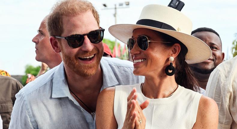 Prince Harry and Meghan Markle in Colombia in August 2024.Eric Charbonneau/Archewell Foundation via Getty Images