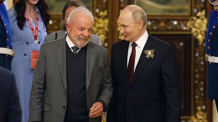 Lula i Vladimir Putin u Moskvi | Foto: Getty Images