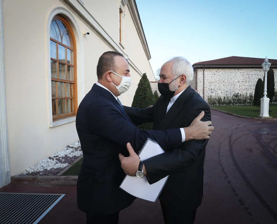 Mevlut Čavušoglu i Džavad Zarif u Istanbulu krajem januara