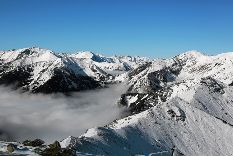 Śnieg zasypał Tatry