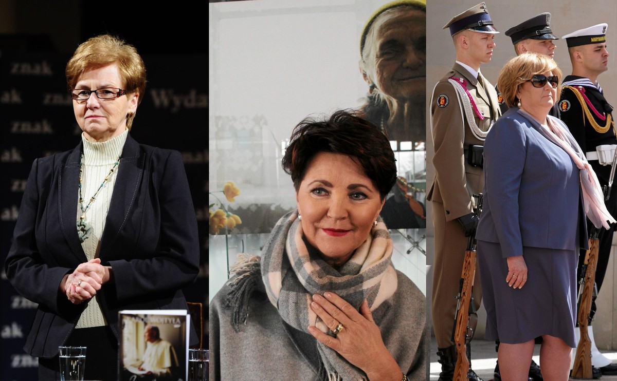 Danuta Wałęsa, Jolanta Kwaśniewska i Anna Komowska