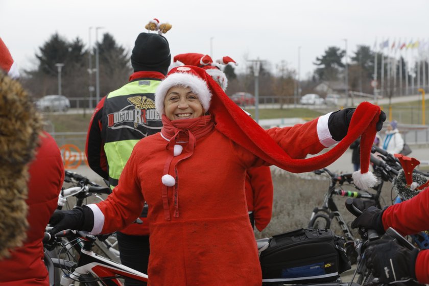 Mikołaje na rowerach 2018