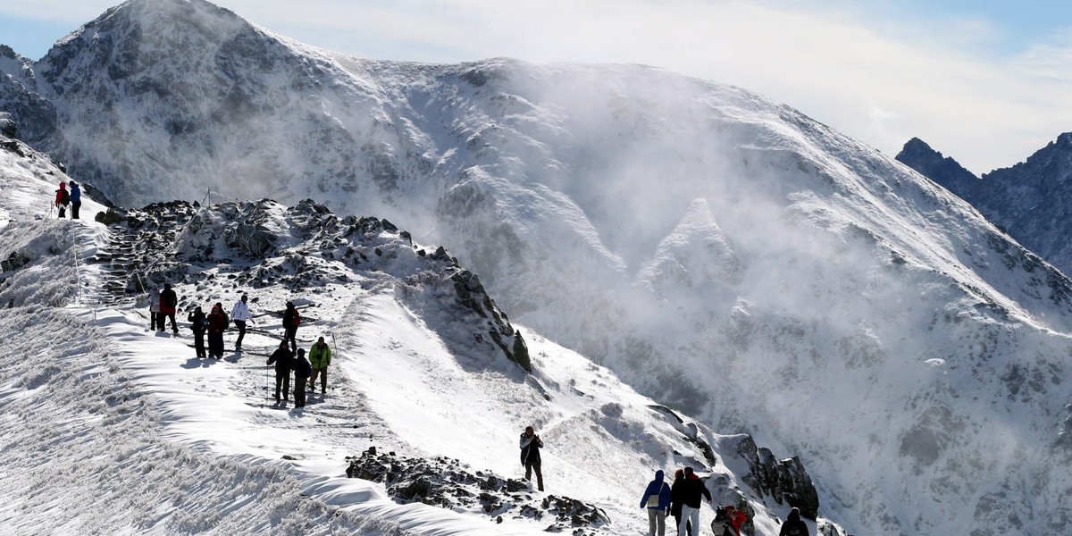 ZAKOPANE TATRY KASPROWY WIERCH aNIEG