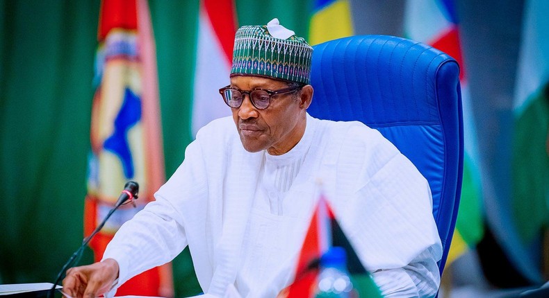 President Muhammadu Buhari calls an emergency security meeting after senators threatened to impeach him. (Presidency)