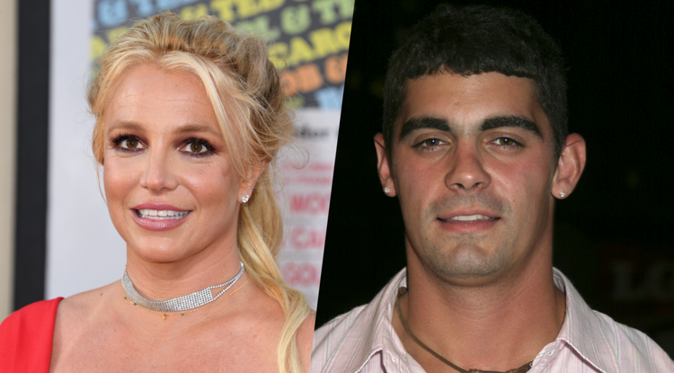 Britney Spears és első férje, Jason Alexander, akivel 55 órán át voltak házasok 2004-ben