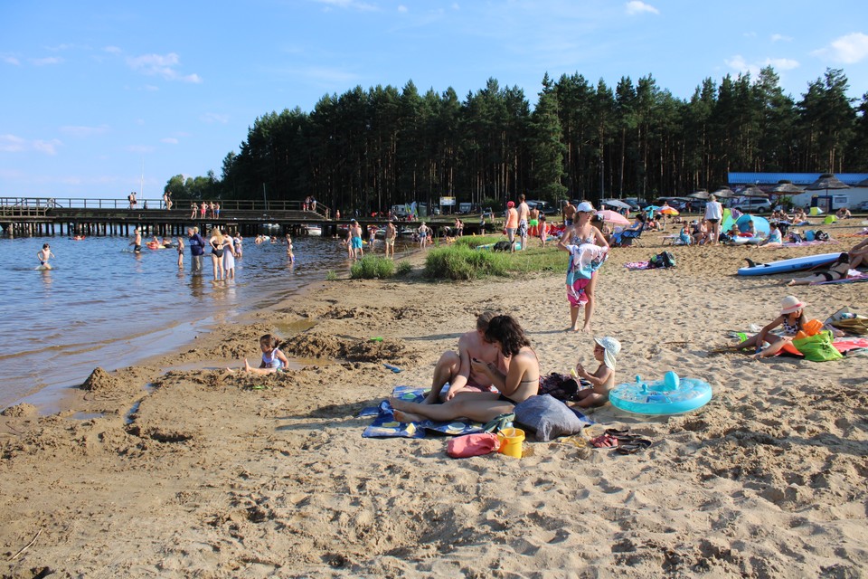 Plaża nad zalewem Siemianówka, Bondary/Rudnia