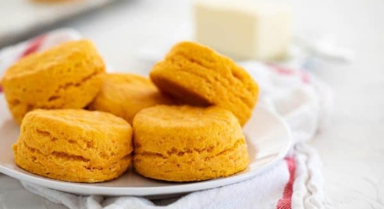 Sweet potato biscuits