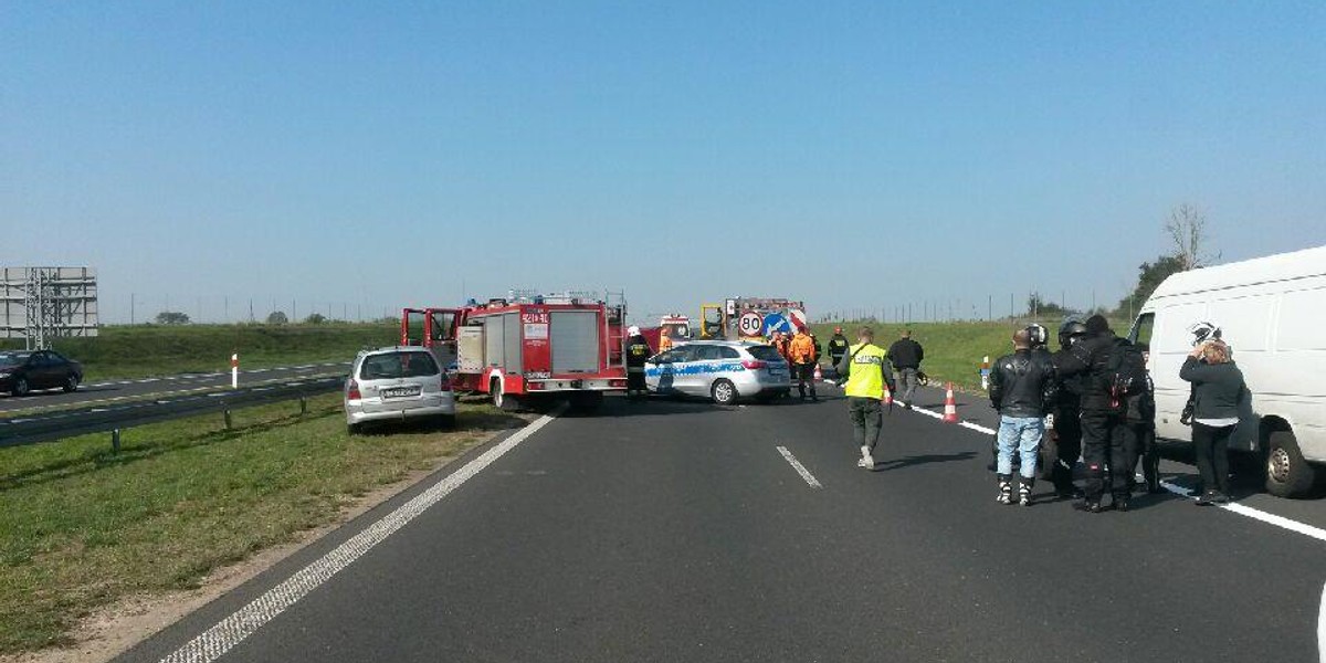 Kutno, A1, wypadek