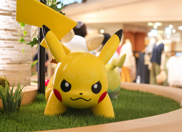 Pikachu, dekoracja przed Pokémon Center Mega Tokyo w Ikebukuro