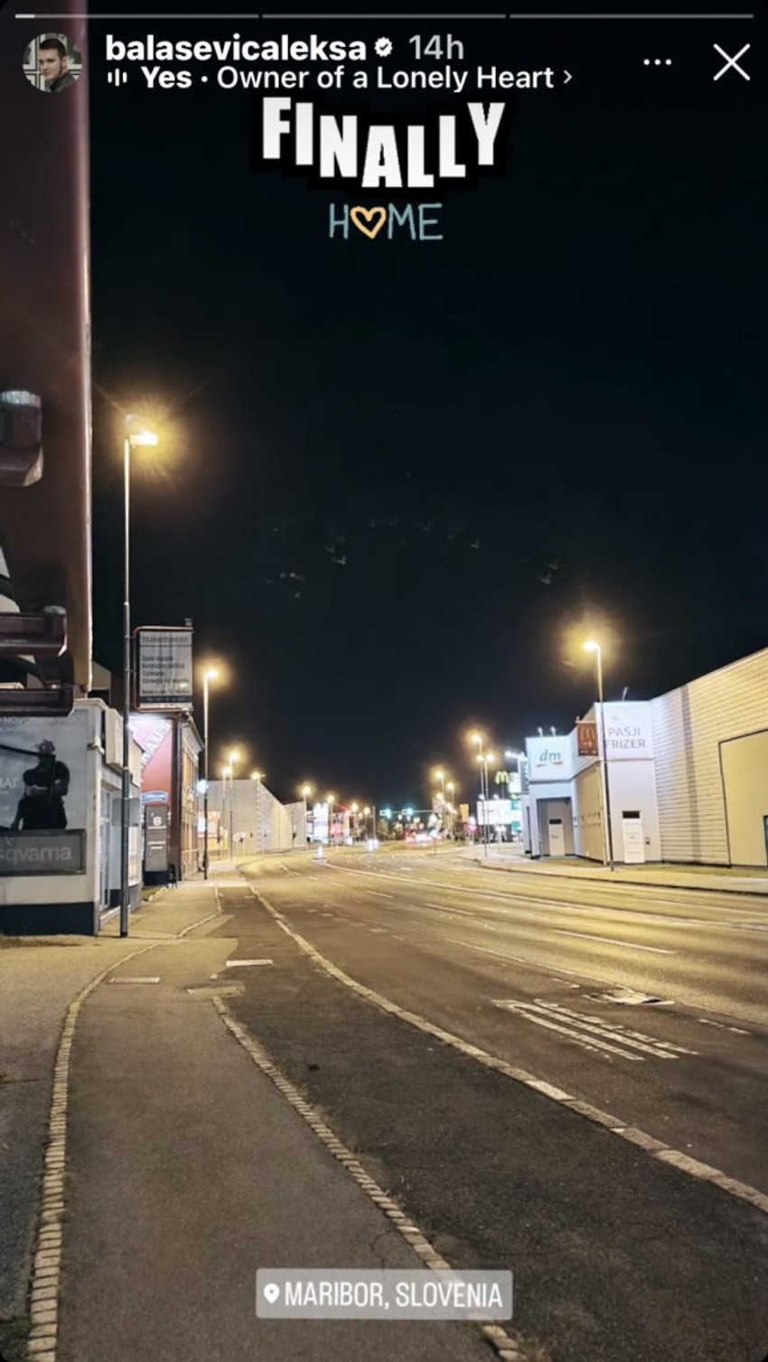 Aleksa Balašević se preselio u Sloveniju