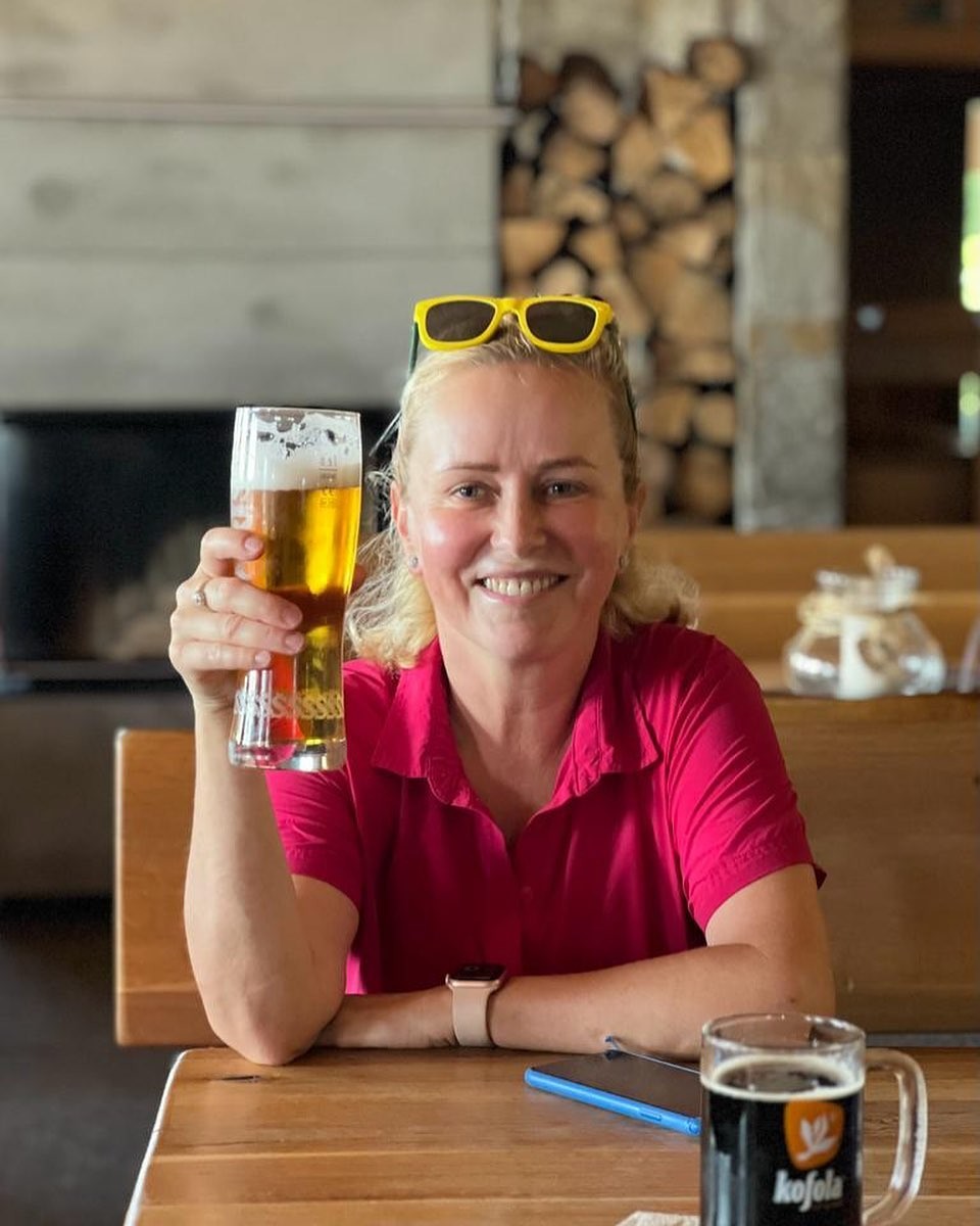 Slovenská herečka a režisérka Michaela Čobejová.