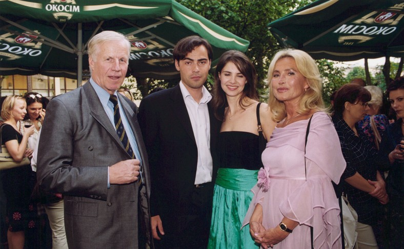 Krzysztof Baranowski, Marta Banaszczyk, Krzysztof Baranowski y Bogomila Wander en 2002.