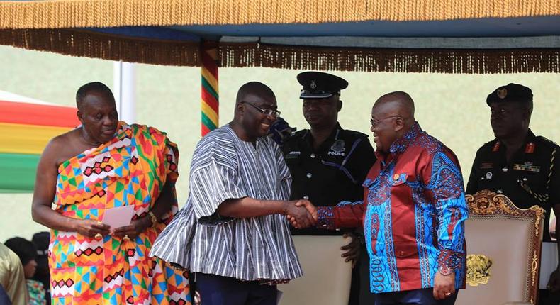 President Nana Addo Dankwa Akufo-Addo with Mahamudu Bawumia