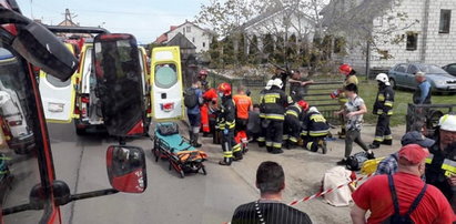 Tragedia na Mazowszu. Auto wjechało na chodnik i potrąciło 7 i 9-latka