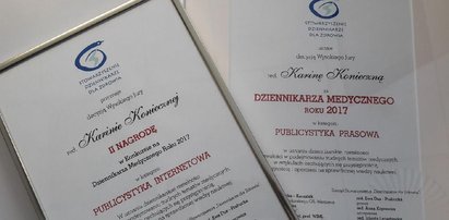 Karina Konieczna Dziennikarzem Medycznym Roku 2017