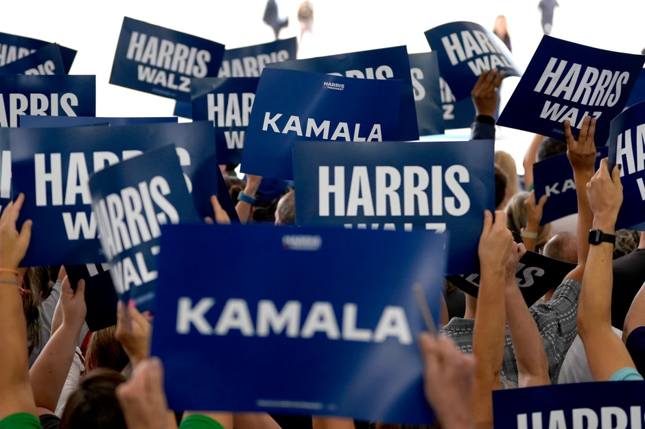 Pristalice Kamale Haris u Pitsburgu 18. avgusta