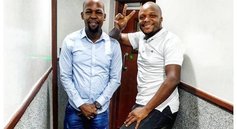 (L-R) Kenyan presenters Alex Mwakideu & Jalang'o will be in attendance at the TTCL Nandy Festival 2021 in Arusha on Saturday, July 10. 
