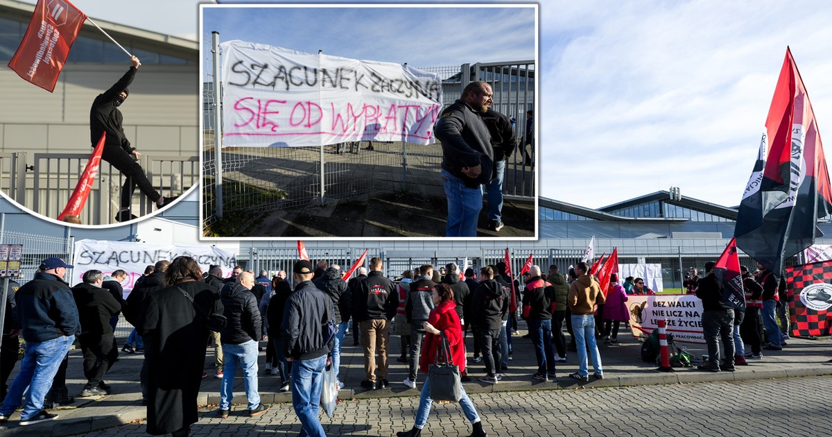 Pracownicy o świcie odeszli od stanowisk pracy w Chrzanowie. "Szacunek zaczyna się od wypłaty"