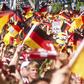 Niemcy flaga kibice fani piłka nożna futbol