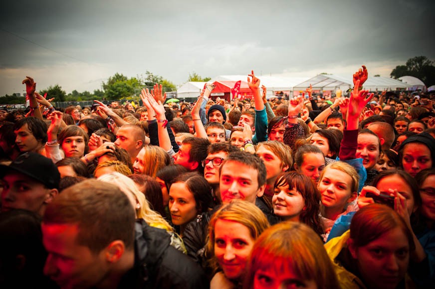 Coke Live Music Festival 2012 - publiczność (fot. Monika Stolarska / Onet)