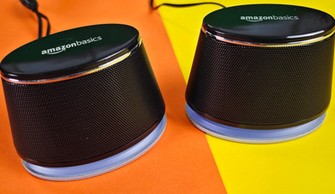 Amazon Basics Stereo-2.0: PC-Lautsprecher für kleines Geld