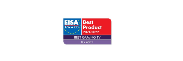EISA dla najlepszego telewizora gamingowego roku 2021.