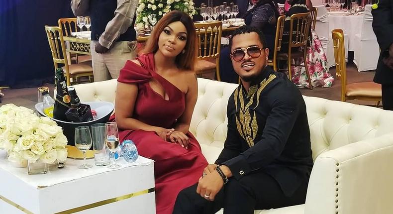 Van Vicker with Wema Sepetu. Wema Sepetu forced to apologise after locking out Journalists at her event