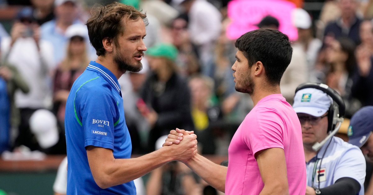 Corredor y caminante en la final de Indian Wells.  Una cadena rota de Rusia y el nuevo líder español de la Orden