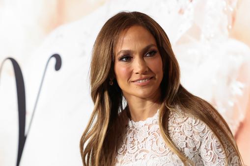 Jennifer Lopez na pokazie filmu ,,Wyjdź za mnie'', Los Angeles, lutu 2022, fot. Mario Anzuoni