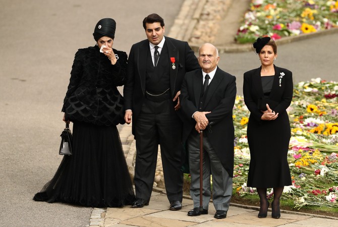 Princeza Haja bint Husein na sahrani kraljice Elizabete