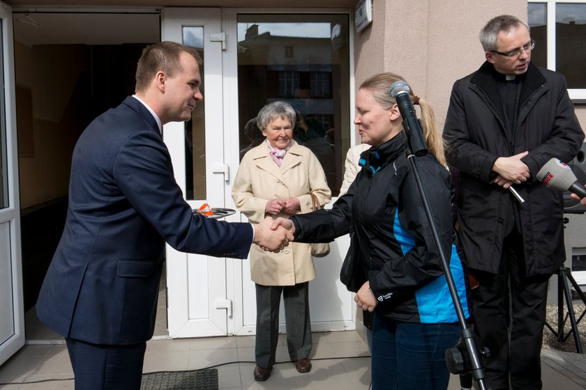 Przekazanie kluczy do mieszkań w Świętochłowicach