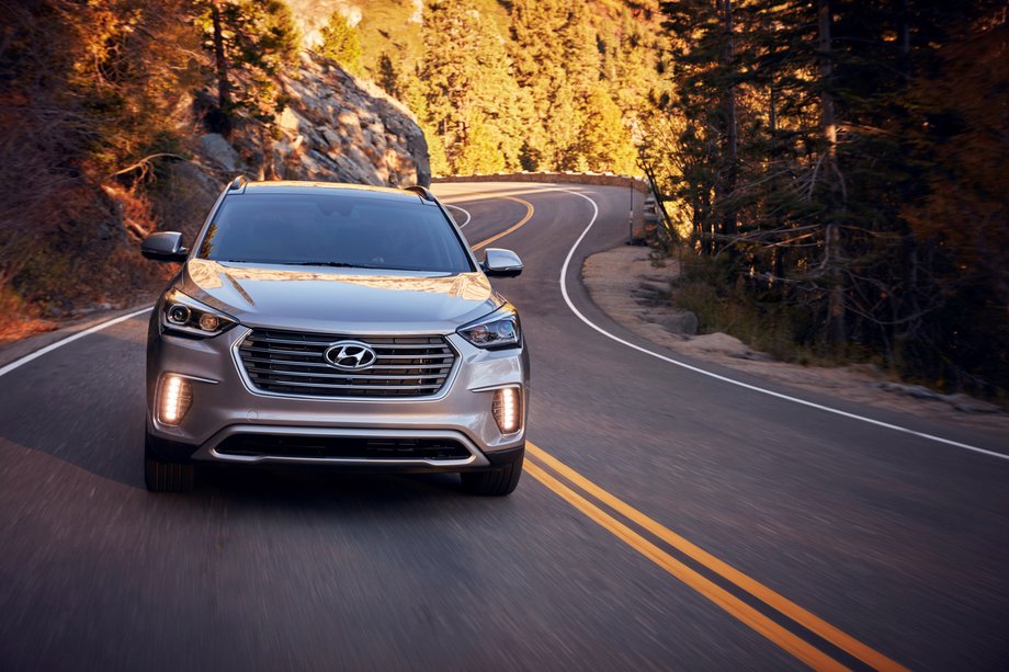 The 2017 Hyundai Santa Fe has been restyled, ...