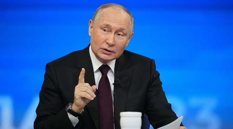 Ha Vlagyimir Putyinon múlik, akkor még sokáig elhúzódhat a háború/Fotó: MTI/AP pool/Alekszandr Zemljanyicsenko