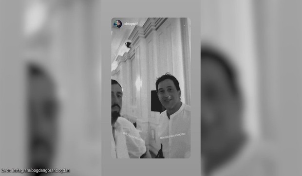 Goran Bogdan na svadbi kod Janketića