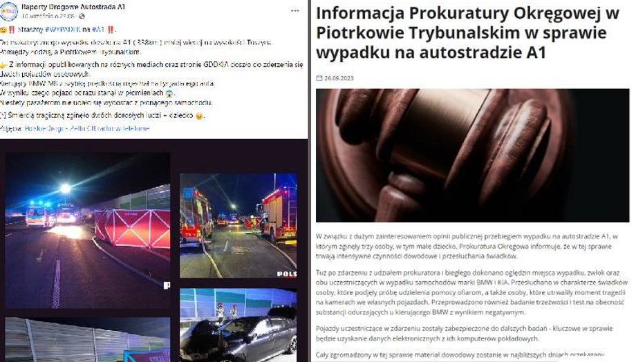 Los internautas ya informaron de la colisión el 16 de septiembre.  El 26 de septiembre, la fiscalía aún informó sobre el incidente. 