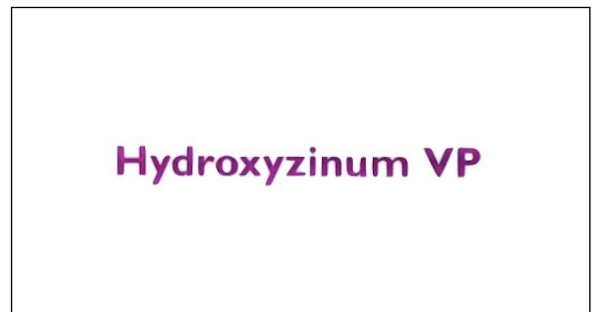 Hydroksyzyna - dawkowanie, wskazania i przeciwwskazania