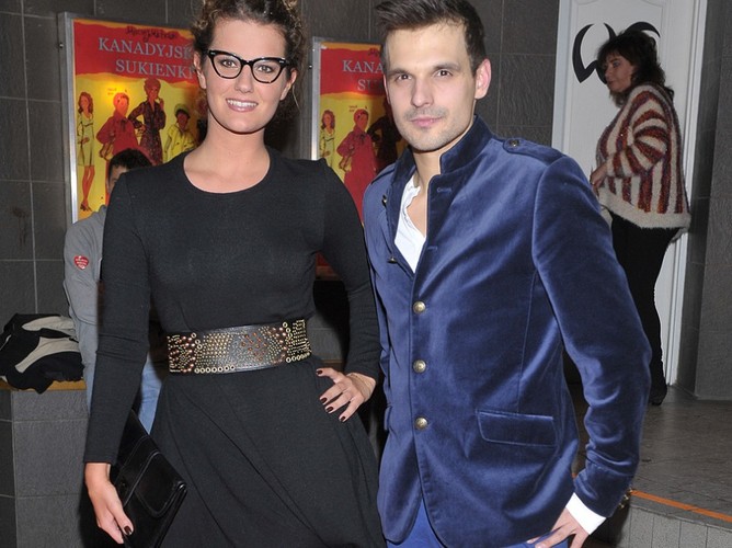 Zofia Zborowska ze znajomym