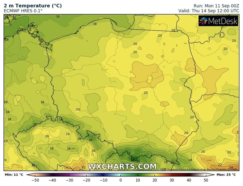 W czwartek w całym kraju odczujemy wyraźne ochłodzenie