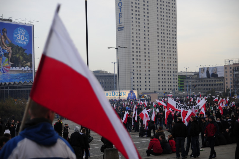 Marsz Niepodległości. Fot. Maciek Suchorabski