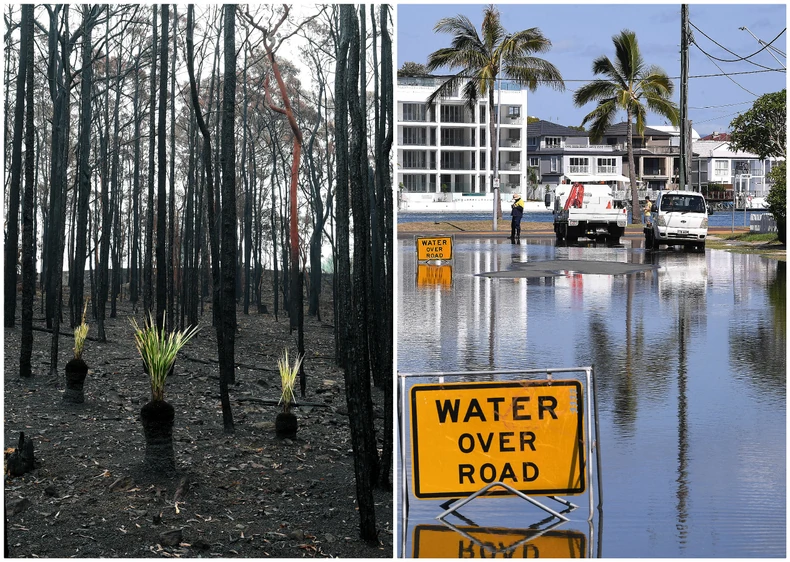 Poplave su pogodile delove zemlje koji su pretrpeli sušne mesece