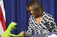 Fotografia zdjęcia Waszynton Stany Zjednoczone Michelle Obama Biały Dom Muppety