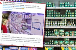 Sklepy w Belgii rezygnują z produktów Danone. "Nie mogliśmy zaakceptować żądań"