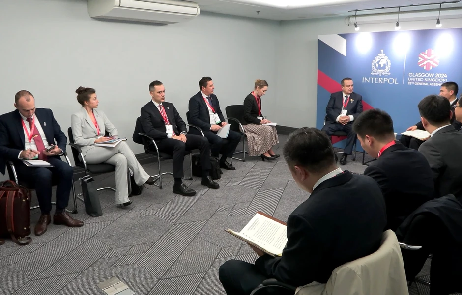 Ministar Dačić Sastanak-Zamenik ministra javne bezbednosti NR Kine Šu Datong