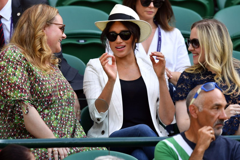 Zakazali fanom tenisa robić zdjęcia Meghan na Wimbledonie