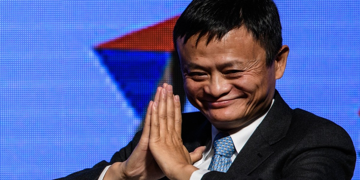 Jack Ma - właściciel Alibaba Group i Ant Financial, fintechu wycenionego przez rynek na 150 mld dolarów