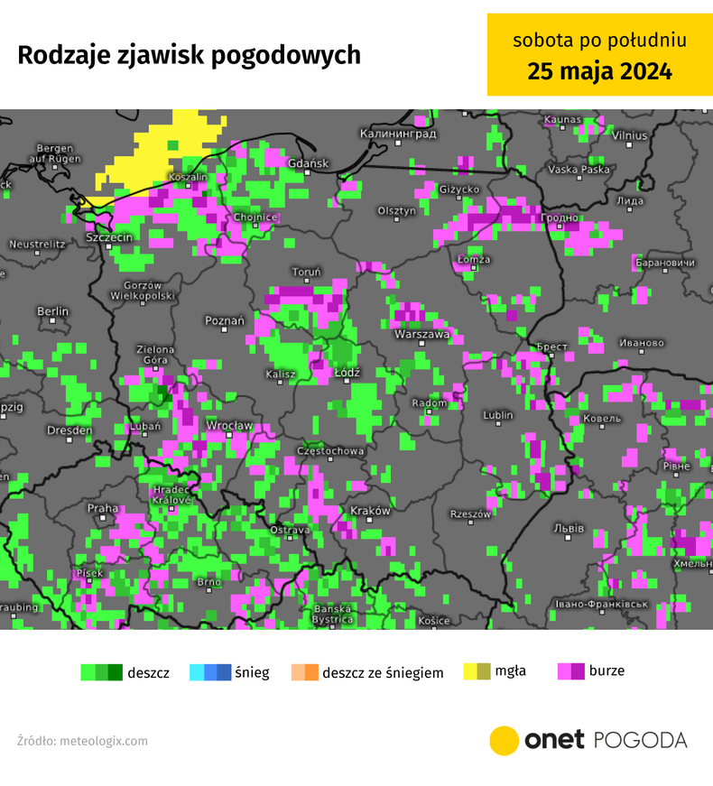 Niemal każdego dnia będą przechodzić burze z gradem, ulewami i porywistym wiatrem