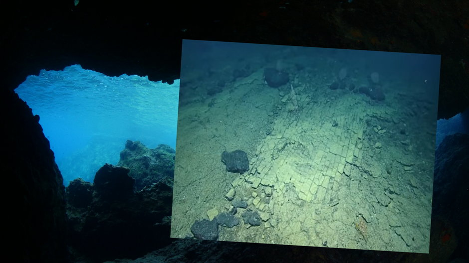 Tajemnicze znalezisko na dnie oceanu. Czy to wejście do Atlantydy? (screen: Youtube.com/EVNautilus)