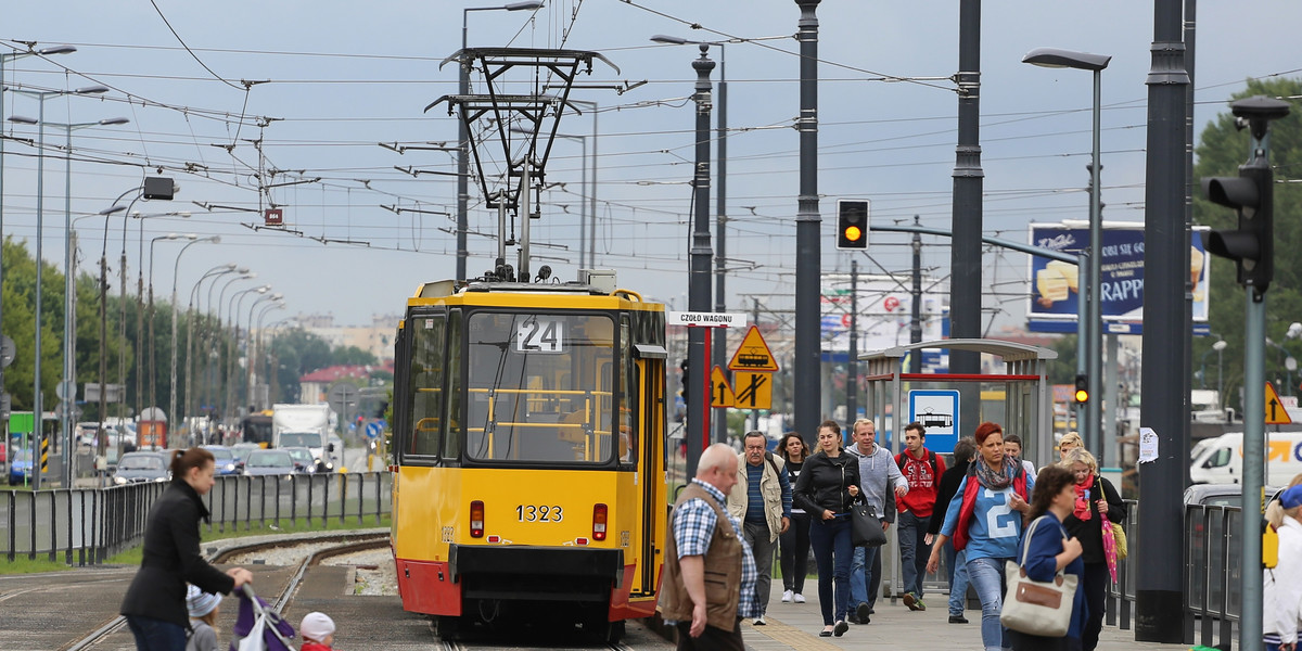 Remont linii tramwajowej na Powstańców Śląskich