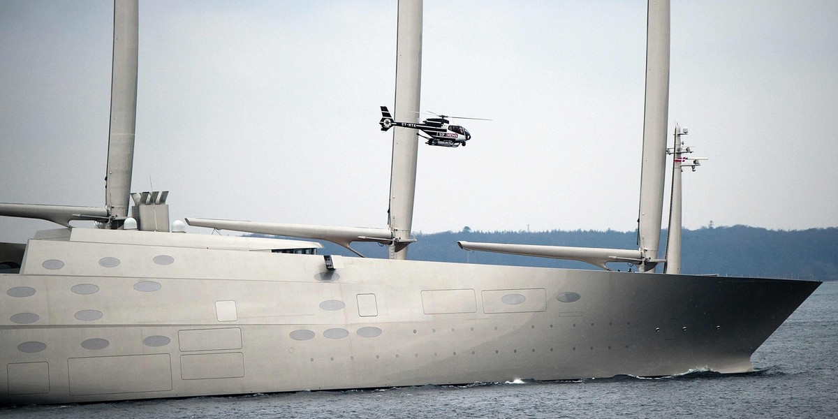 Największy yacht świata w areszcie