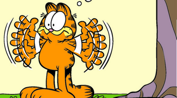 Mit művel Garfield?